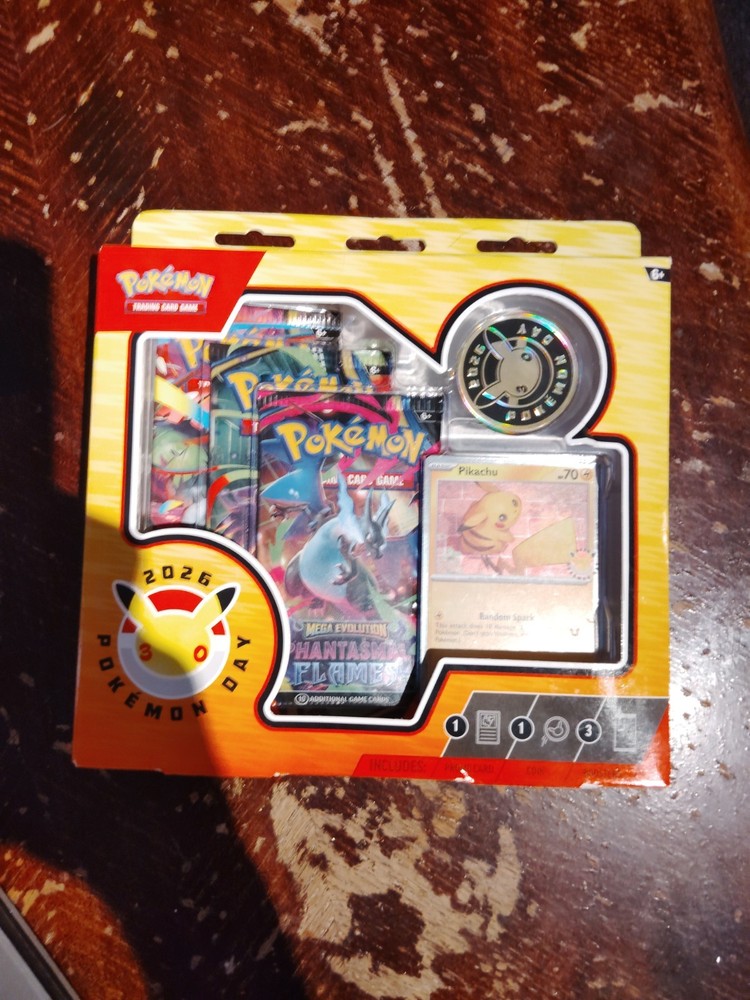Pikachu Pokémon TCG Pokémon Day 2026 Collection 30th Anniversary Box  Sealed