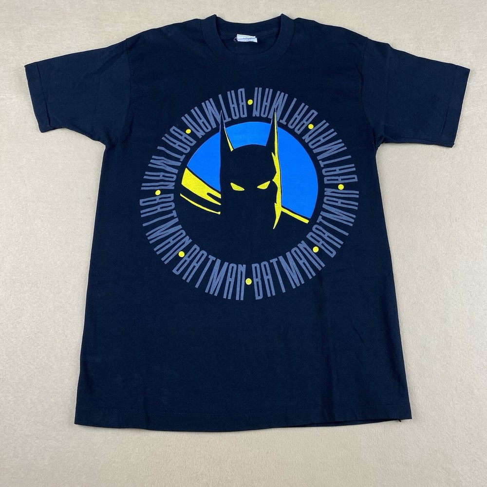 Vintage 80s Batman T Shirt United Stars of America Single Stitch USA Mens LARGE