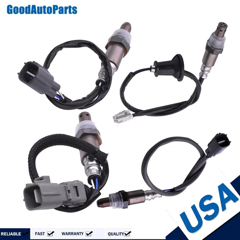 4Pcs Fit Toyota Sienna 2012-2015 3.5L FWD Upstream & Downstream Oxygen Sensor