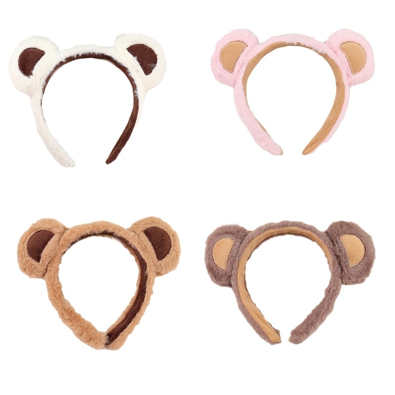 Plush Bear Headband Hair Hoop for Women and Girls Cute Hair Accessories