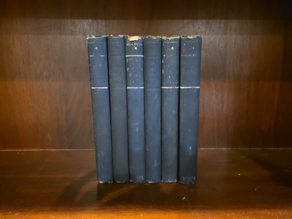 Bible History Old Testament Israel Alfred Edersheim Lot 6 Books Vols 2-7