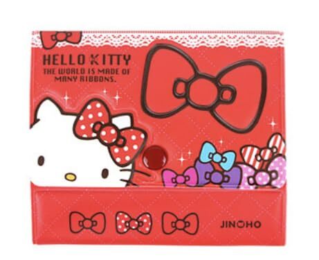 Kitty's Card & Business Card Organizer File - Upto 20 Cards (Red)