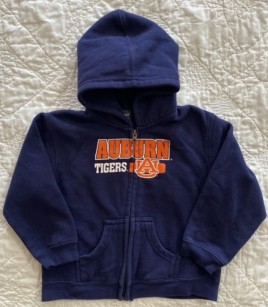 Toddler Auburn Tigers Full Zip Hoodie Jacket, 2T, Cotton Blend