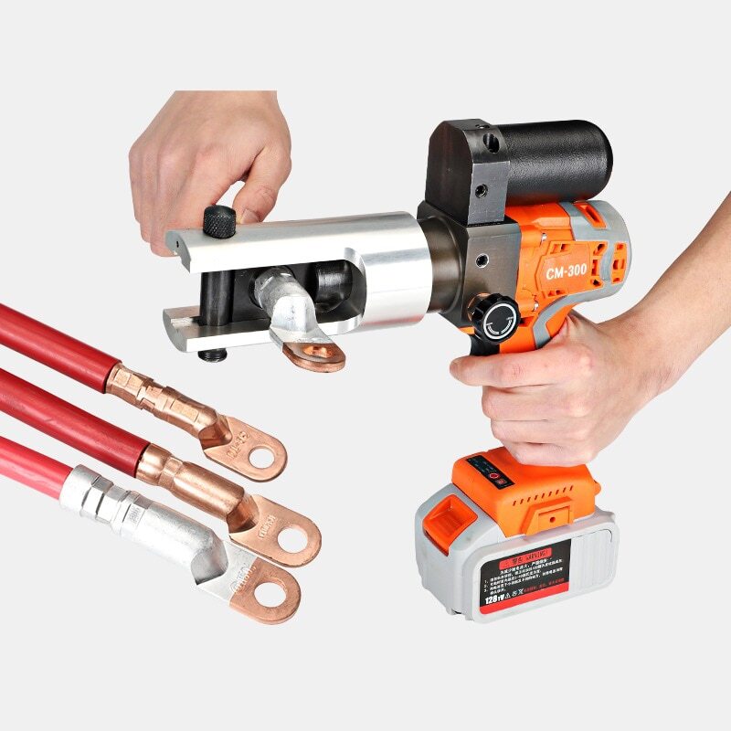 CM300 Rechargeable Hydraulic Pliers Copper Aluminum Terminal Crimping Tool