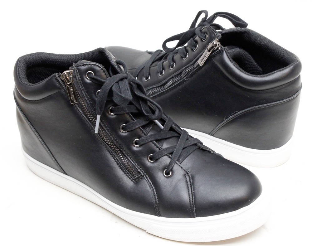 Women's Masseys High Top Wedge Zipper / Tie Sneakers Size 12 NEW