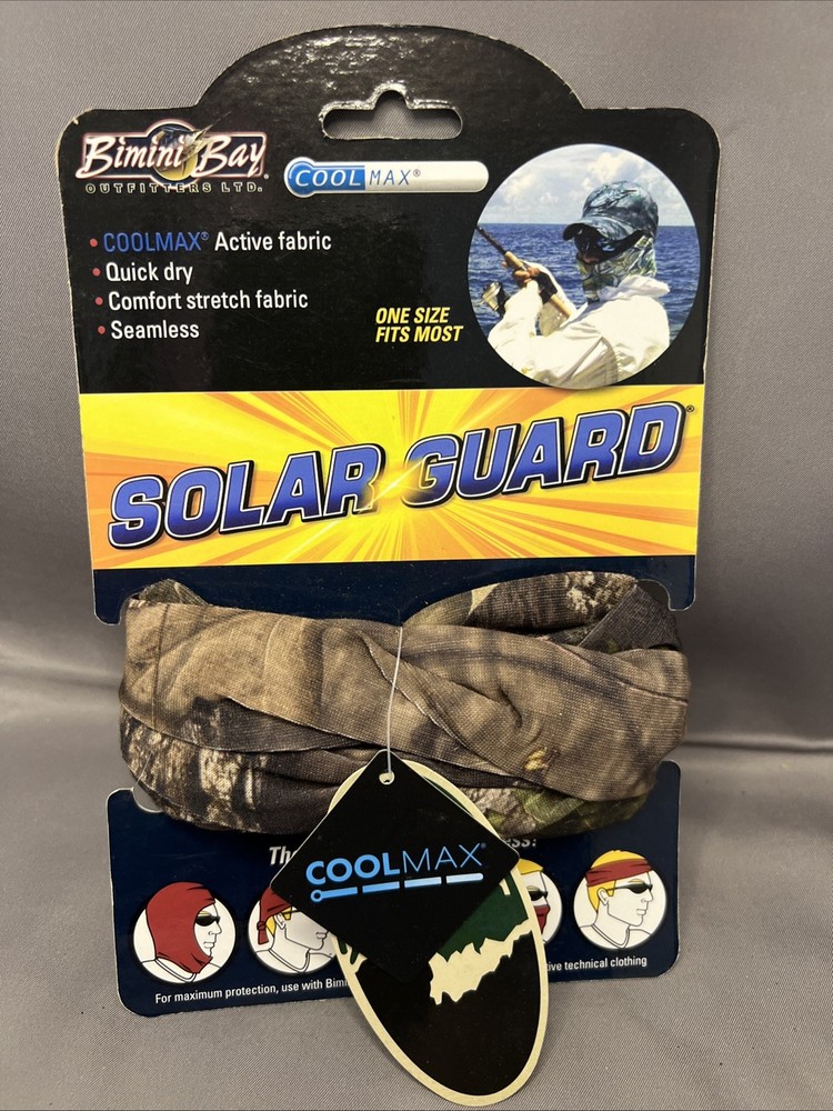 Bimini Bay Solar Guard Cool Max Camo Face Shield Head Cover