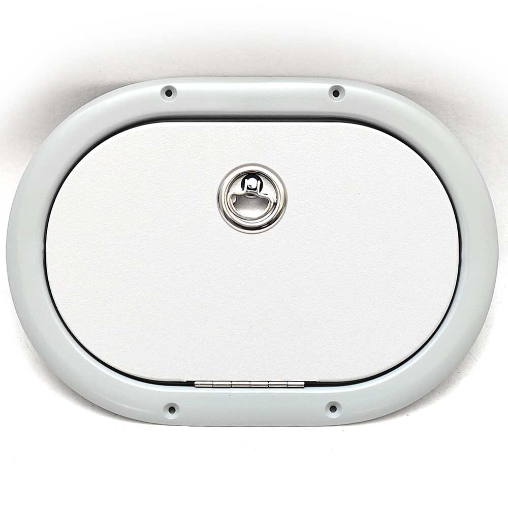 Avalon Boat Driver Access Hatch 125460SL | 13 3/8 x 9 1/2 Inch Gray