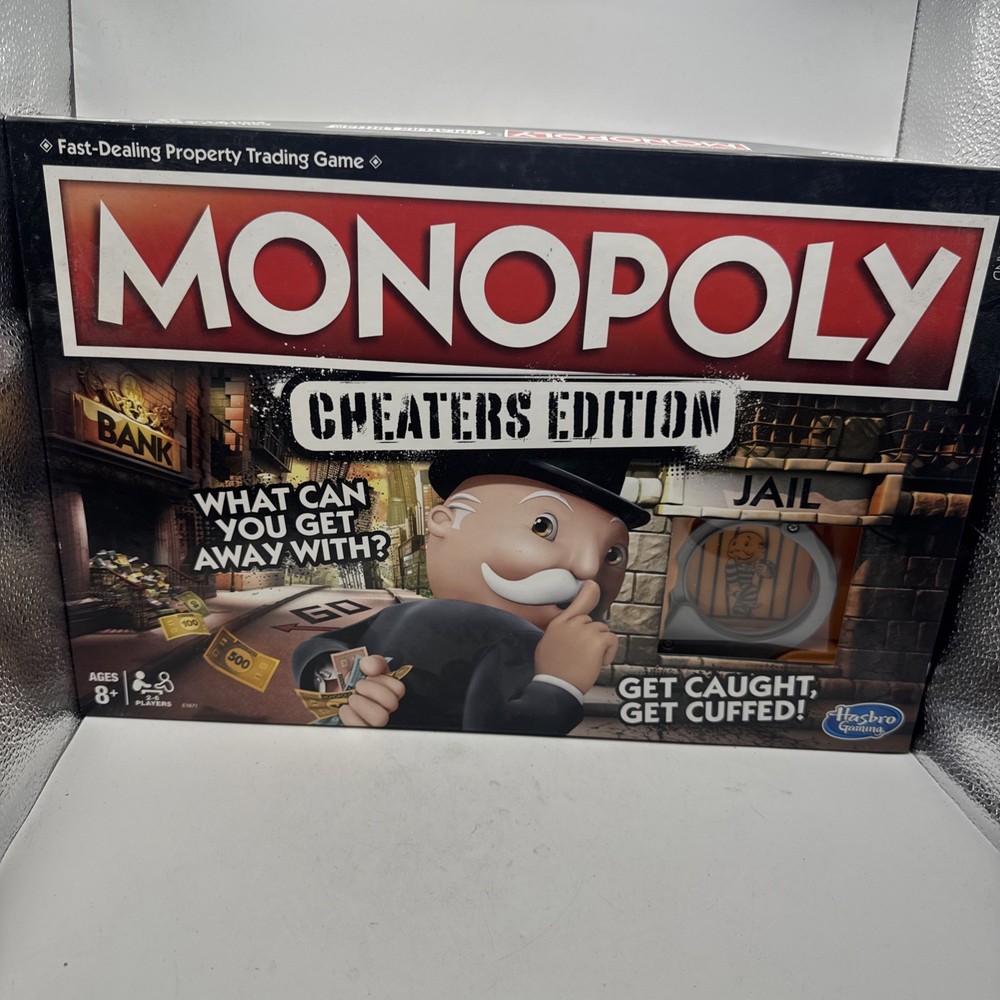Hasbro Monopoly Board Game Cheaters Special Edition Board Game Complete