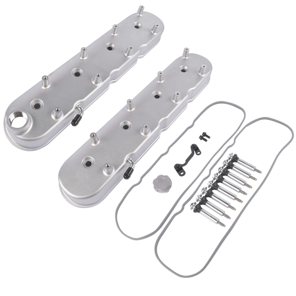 Aluminum Valve Covers & Coil Mounts 241-110 Fits For GM LS Cast Tall LS1 LS2 LS3