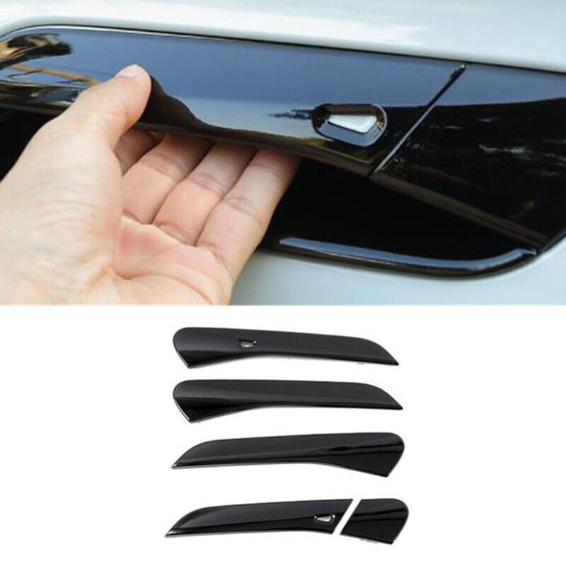 For Volkswagen ID.4 2021-2024 Glossy Black Exterior Door Handle Cover Shell Trim