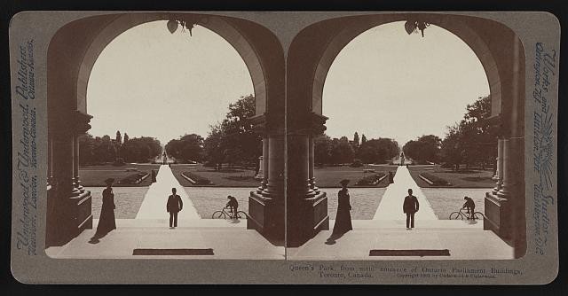 Toronto Ontario Canada 1903 Queen's Park Ontario Parliament Buildings Archway