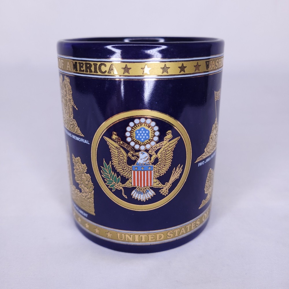 Washington DC Mug Lincoln Memorial Capital Building White House Jefferson