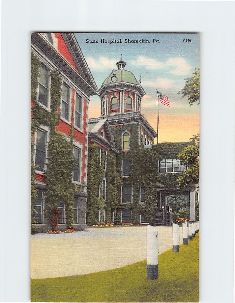 Postcard State Hospital Shamokin Pennsylvania USA