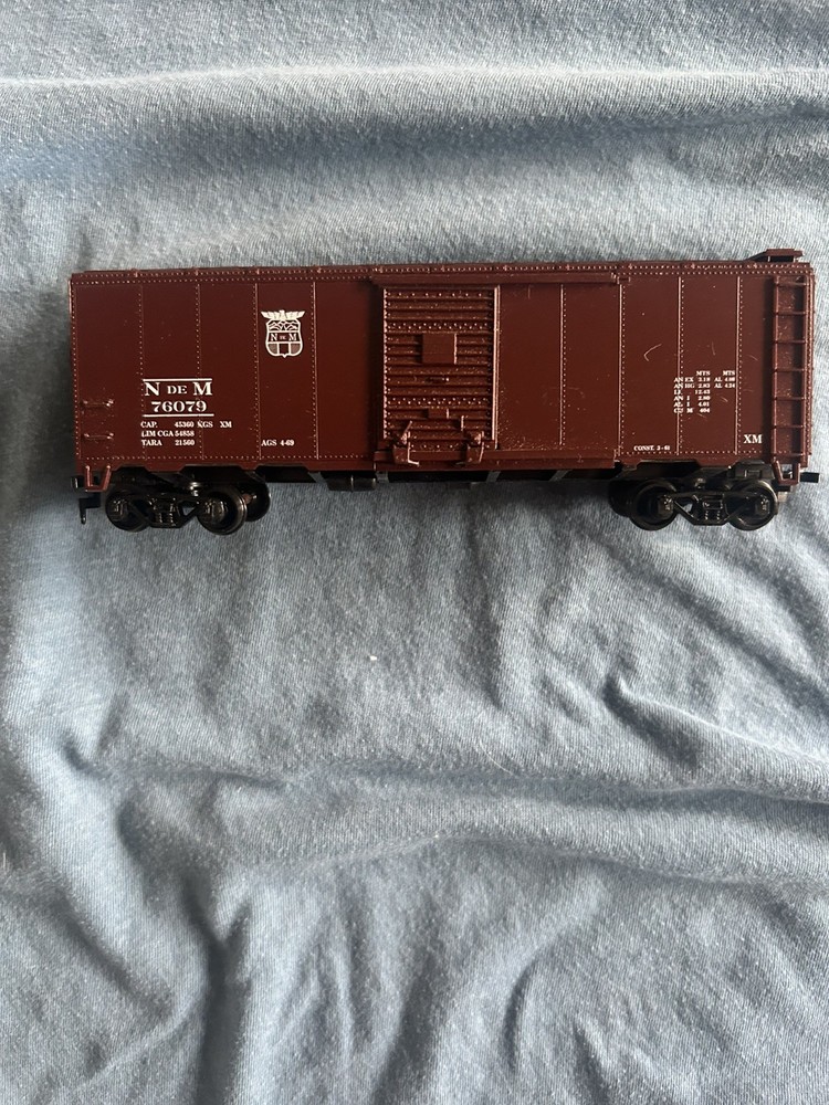 HO Scale Athearn NdeM Nacionales de Mexico 40' Box Car # 76079 FXE TFM