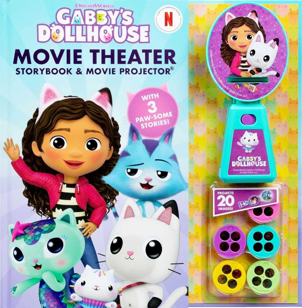 DreamWorks: Gabby's Dollhouse Movie Theater Storybook - Hardcover