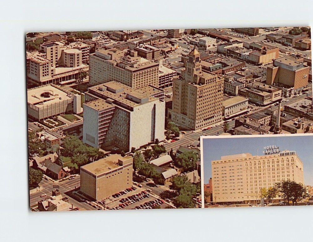 Postcard The Kahler Hotel in the Medical Center Rochester Minnesota USA