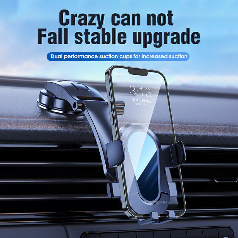 Universal 360°Car Phone Holder Windscreen Dashboard Suction Mount Stand For GPS