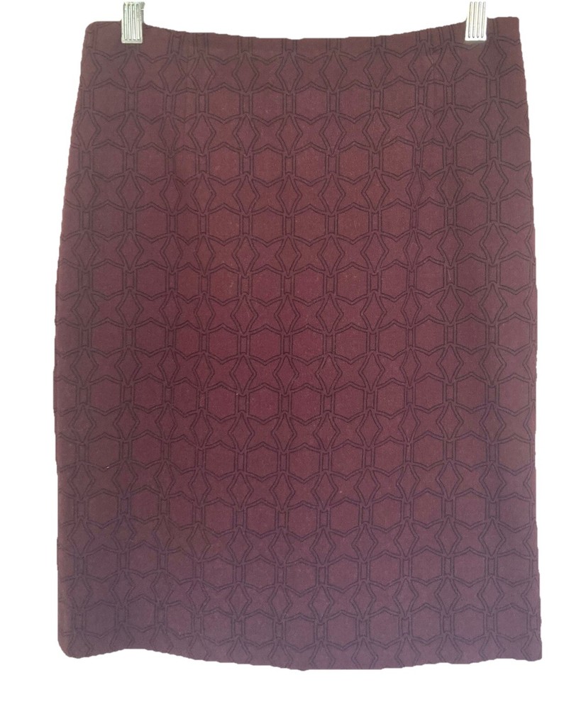 Tibi dark burgundy slim pencil skirt size 4 from New York