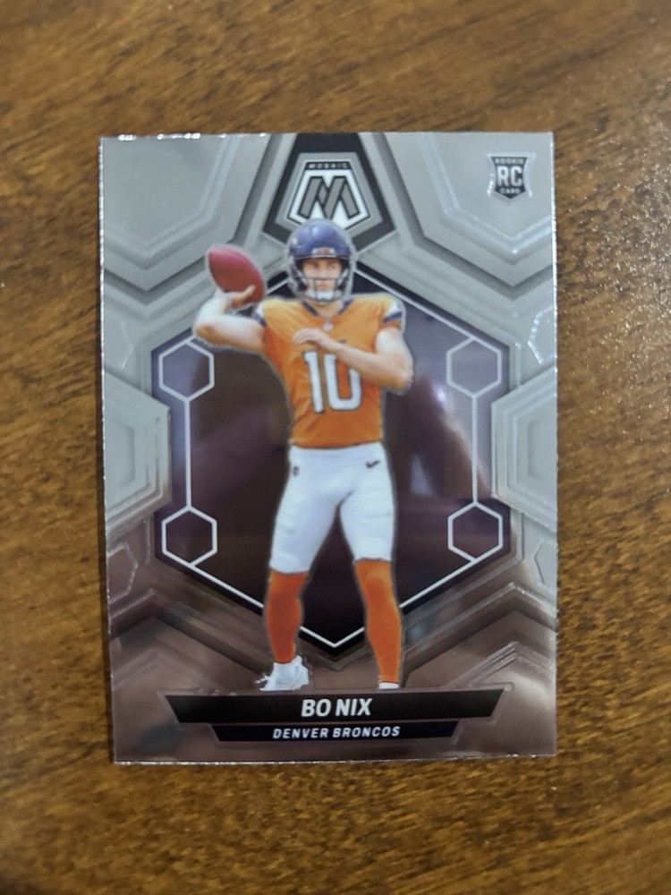 ✨2024 Panini Mosaic Bo Nix Rookie Card Base RC #312 Denver Broncos QB