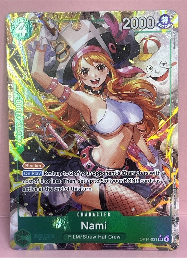 Nami (Alternate Art) OP14-031 The Azure Sea's Seven Foil