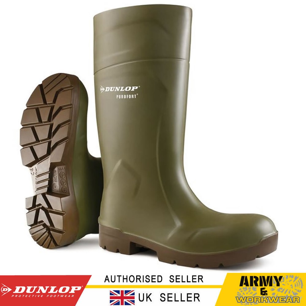Dunlop Purofort Multi Grip Safety Boot Waterproof Steel Toe FoodPro Certified