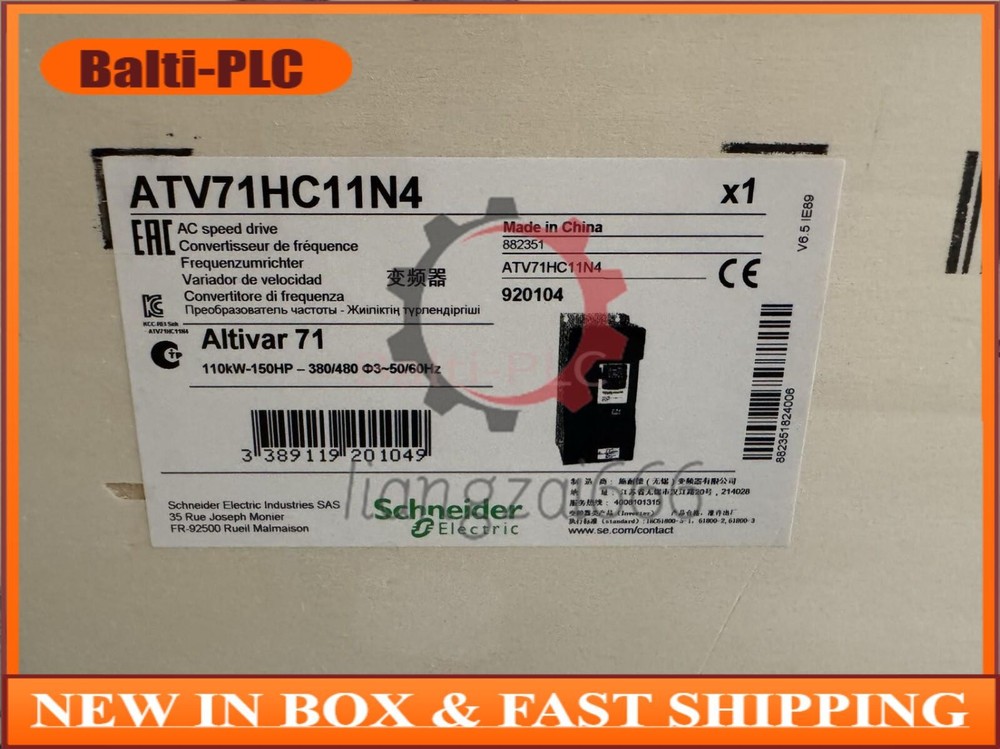 One 100% Genuine New Schneider ATV71HC11N4 Inverter Fast Delivery