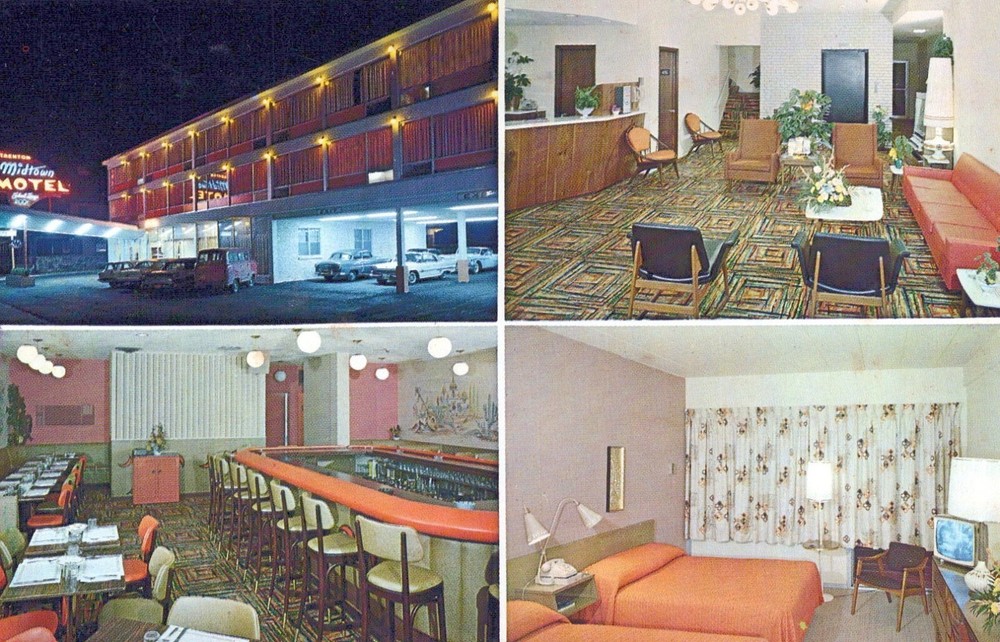 Trenton Midtown Motel Trenton NJ New Jersey Postcard