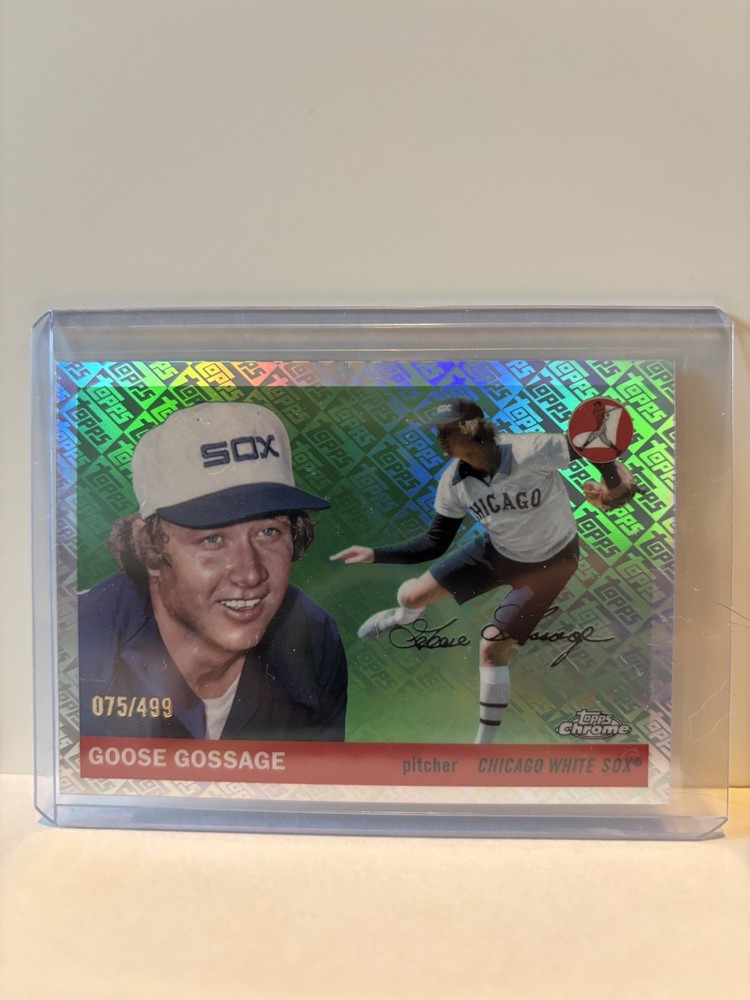 2025 Topps Chrome Platinum Anniversary-Goose Gossage #442-Topps Refractor /499