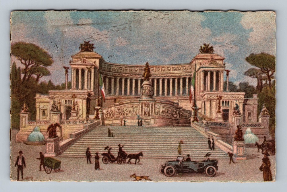 Italy- Rome Monument To Vittorio Emanuele II Standard Post PC Vintage Postcard