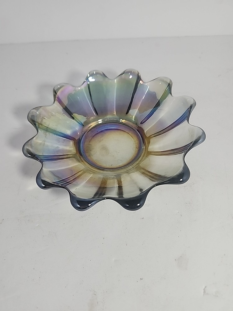 Vintage Federal Glass Company Iridescent Celestial 6
