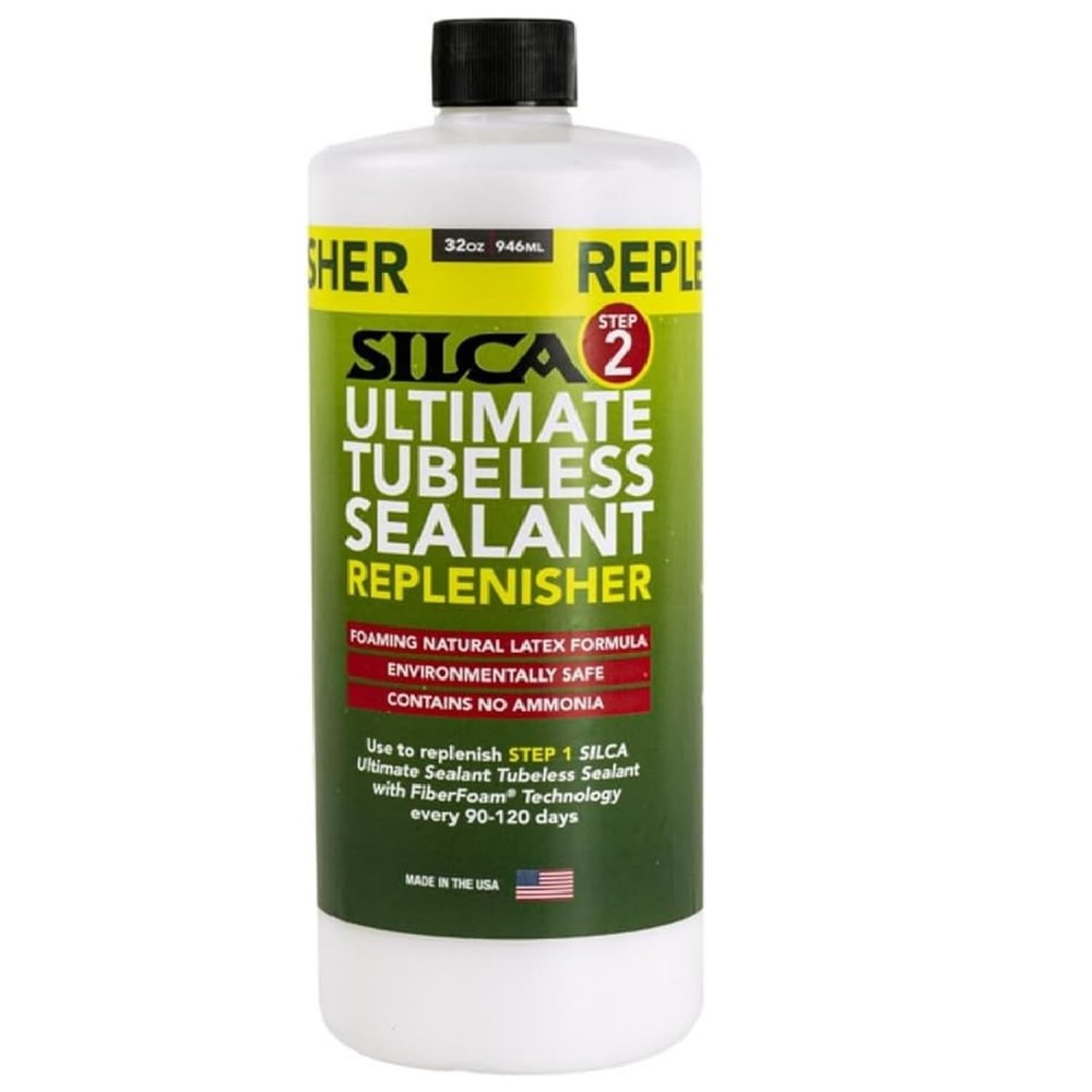 Tubeless Tire Sealant Replenisher NO Carbon 32oz for Bike Maintenance