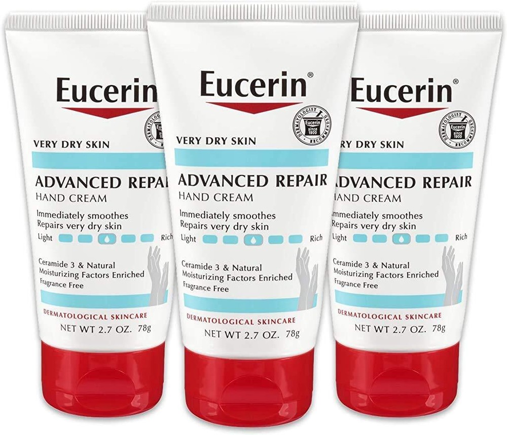 Eucerin Advanced Repair Fragrance-Free Hand Cream for Very Dry Skin