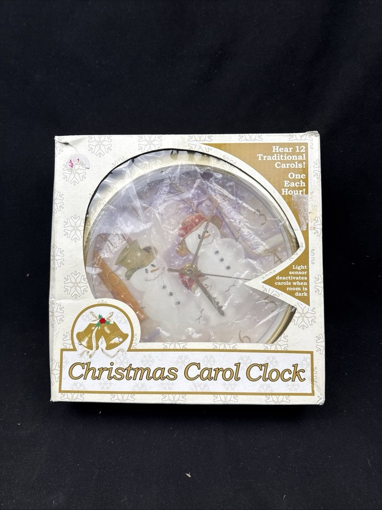 Feldstein Christmas Carol Wall Clock 8