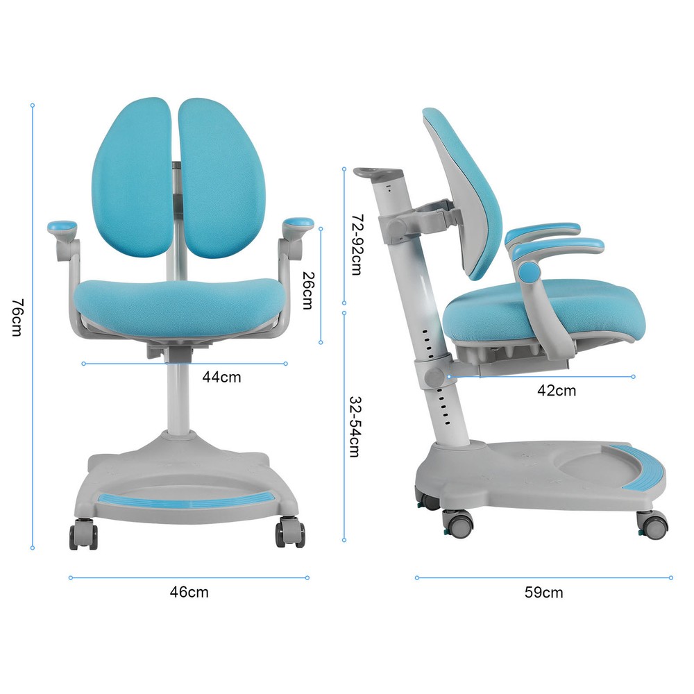 Kids Study Chair Ergonomic High Back Kids Computer Office Desk Chair Adjustable