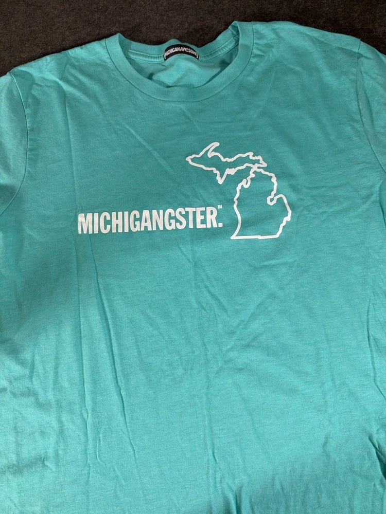 Michigangster Tshirt Michigan Gangster Shirt Michigander T Shirt Michigan Native