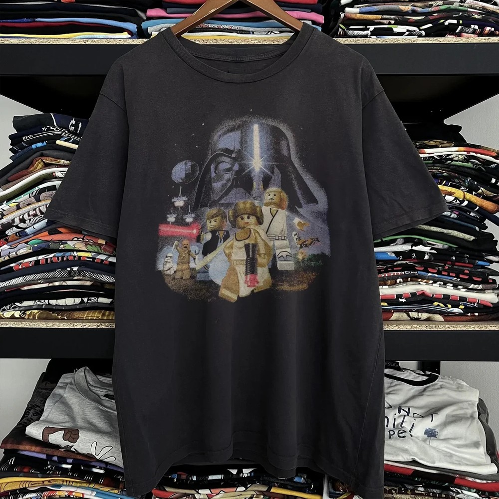 Lego Stars Wars Darth Vader Comfort color Black T Shirt