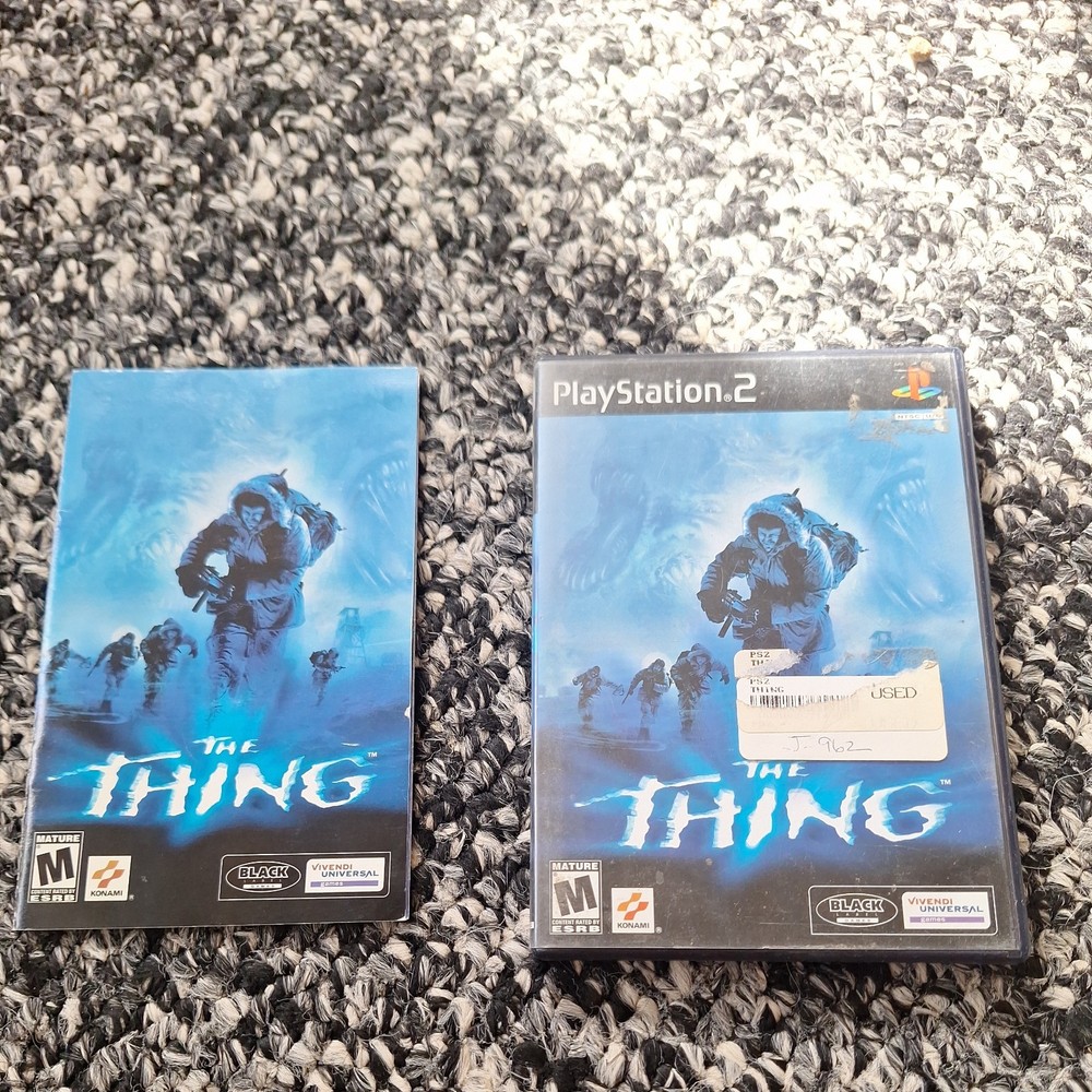 Thing (Sony PlayStation 2, 2002) with manual