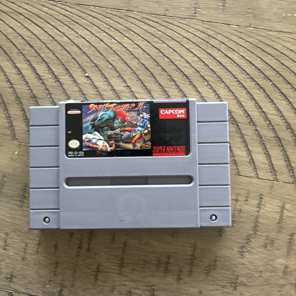 Street Fighter 2 II (SNES) - Authentic & Tested Super Nintendo Game Cart