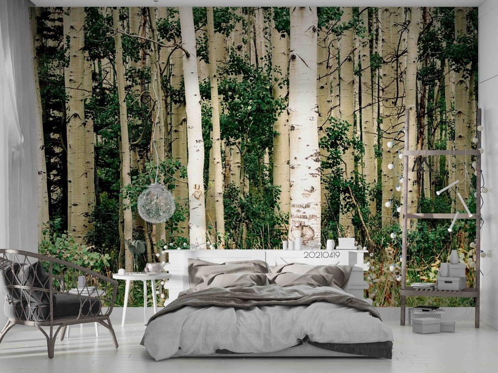 3D Forest Plant Landscape Wall Murals Wallpaper Murals Wall Sticker