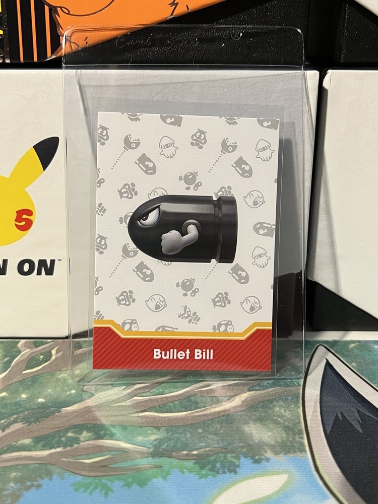 Panini Super Mario Trading Cards No. 93 Bullet Bill Enemy Card