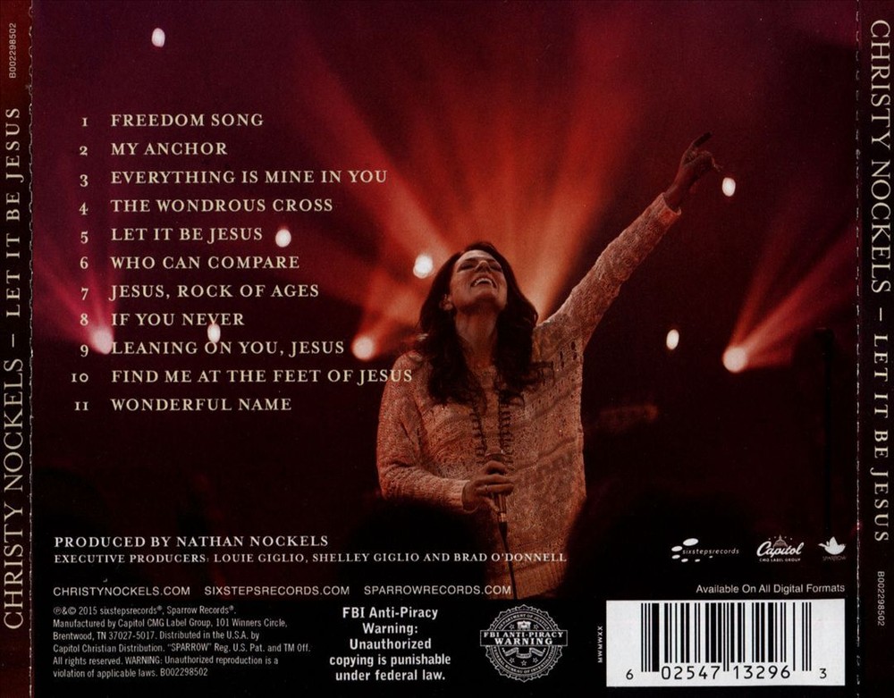 CHRISTY NOCKELS LET IT BE JESUS NEW CD