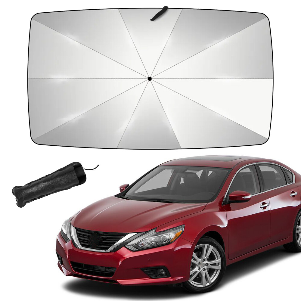 Foldable UV Car Sunshade for Windshield Protection and Heat Blocking