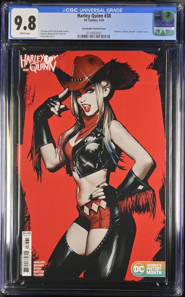 Harley Quinn 38 CGC 9.8 Sozomaika Variant Cover