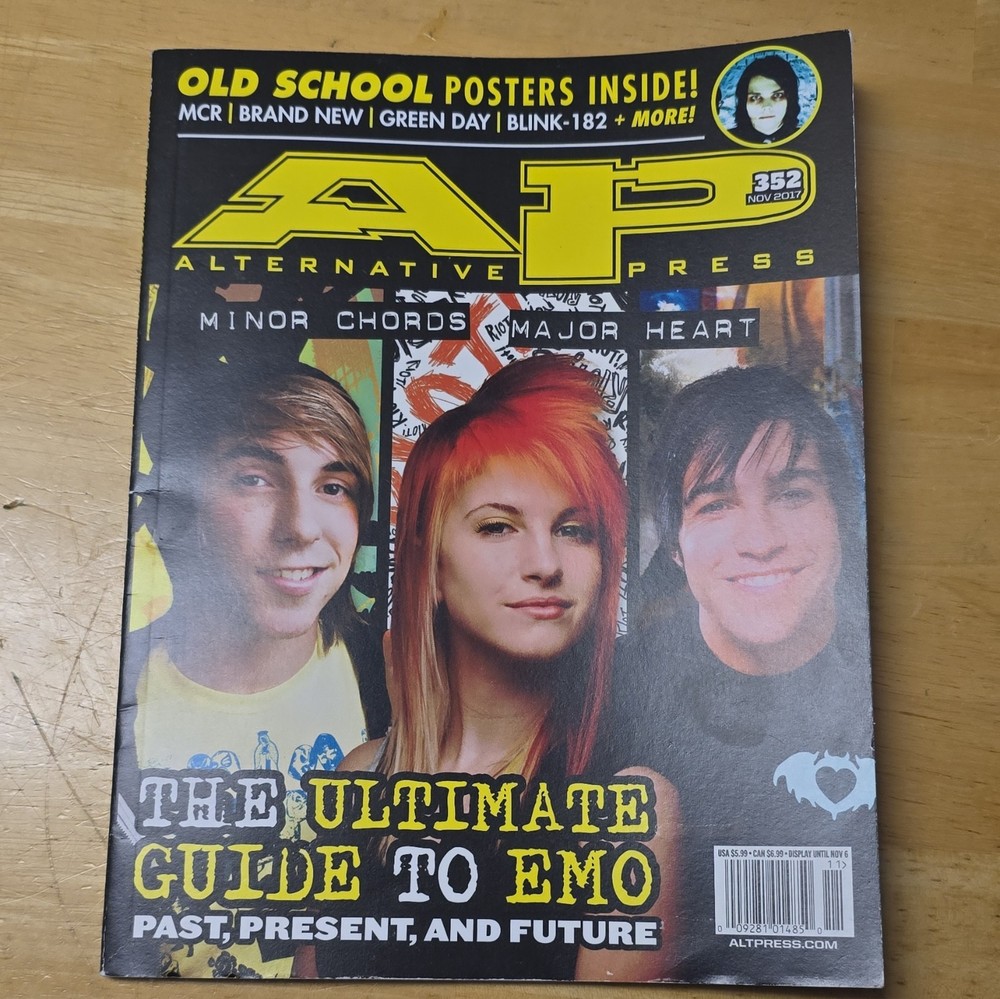 Alternative Press Issue 352 November 2017 Illustrated Ultimate Guide to Emo
