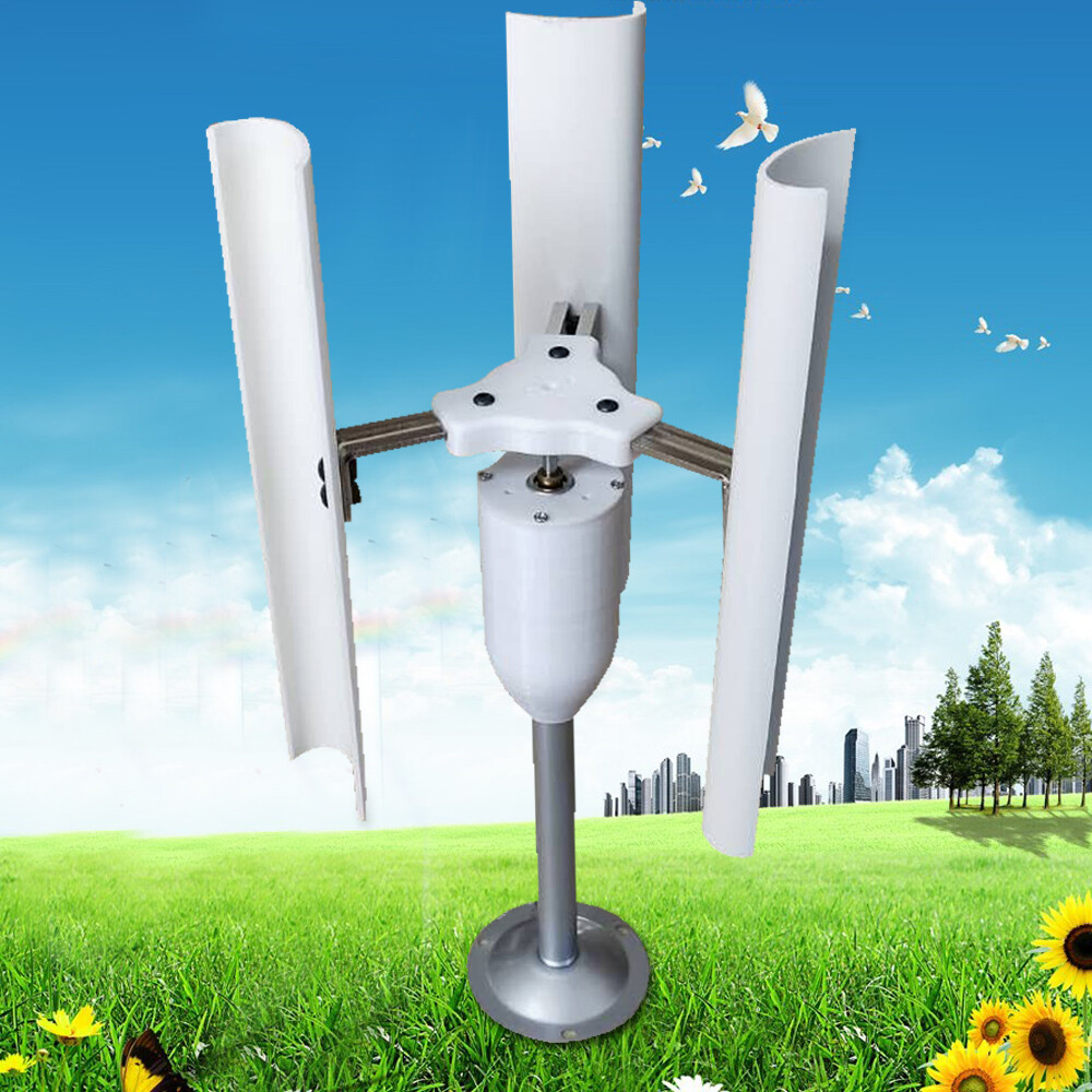 12V 3-Phase Permanent Magnet Generator Vertical Axis Wind Turbine Teach Model