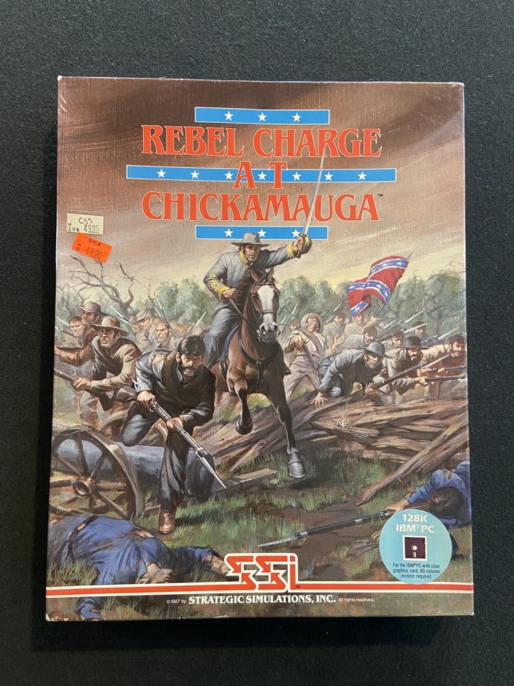Rebel Charge at Chickamauga IBM 5 1/4