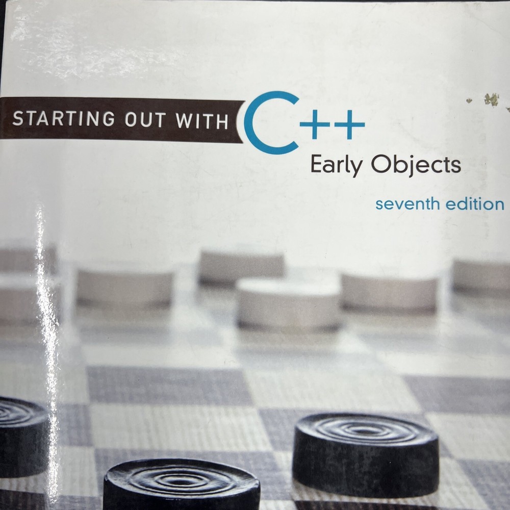 Starting Out with C++ Early Objects W/ CD by J. Walters T. Gaddis and G. Muganda