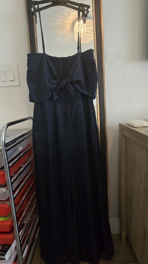 Gianni Bini Navy Pantsuit Jumper Size 10