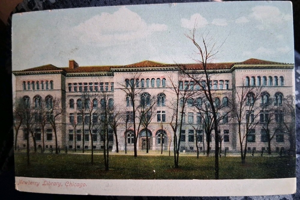 Newberry Library Chicago, Illinois, IL,  Vintage Postcard