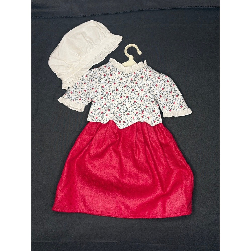 American Girl Felicity School Dress Bonnet Pleasant Company 1991 Vintage